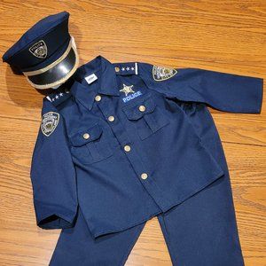 Police costume. 3 piece set. Youth 4-6  (#K0106)